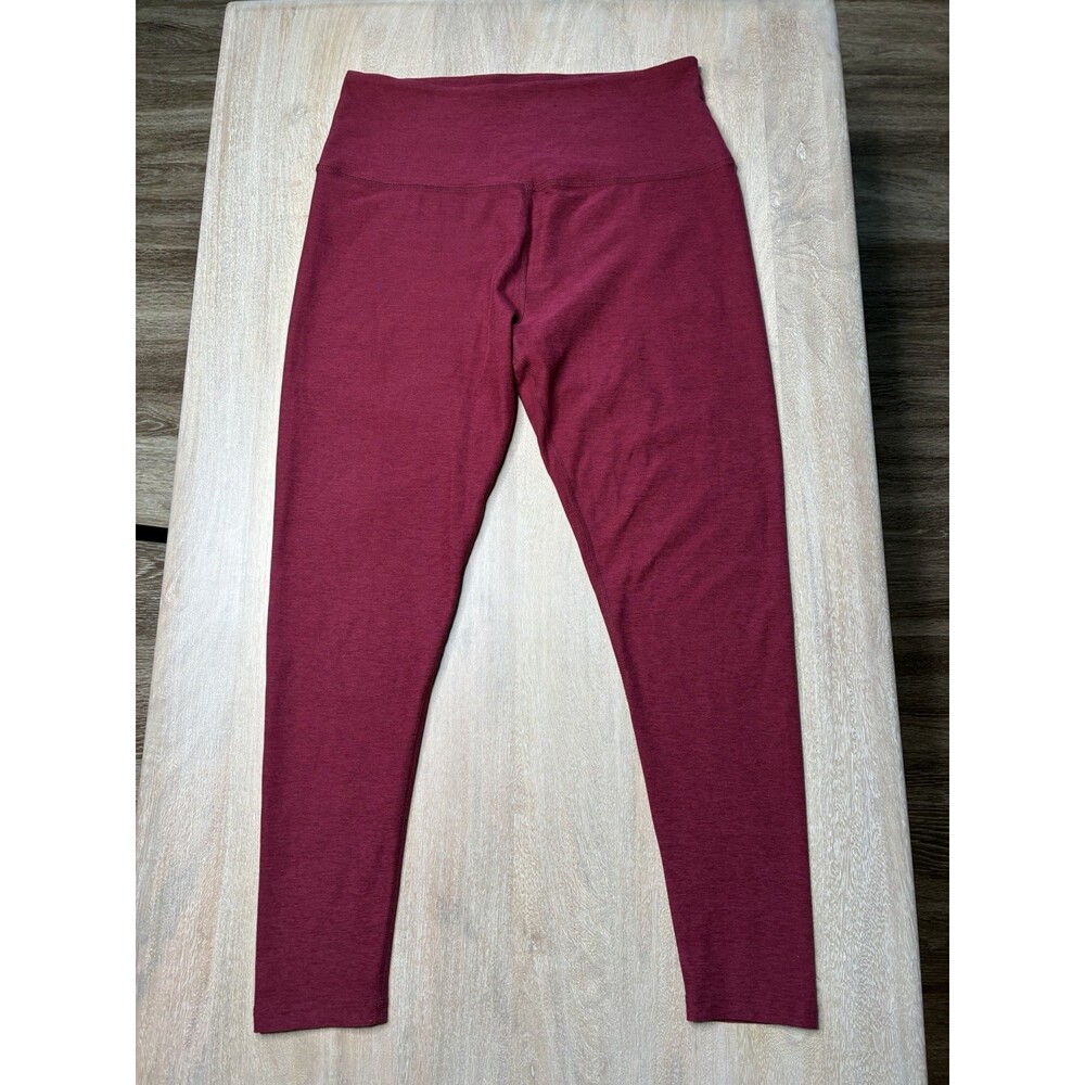 Beyond Yoga Spacedye Mid-Rise Legging in Sangria Heather Size XL - Picture 3 of 8